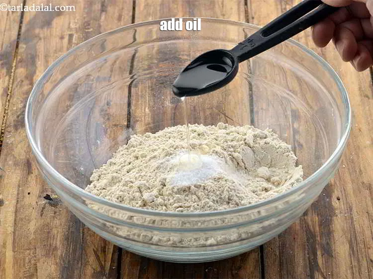 Step 5 – Add 1 tsp oil.