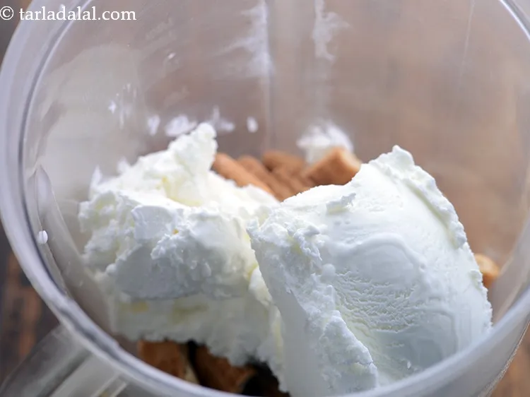 Step 3 – Add vanilla ice cream. As vanilla ice cream is sweet in nature, we are not …