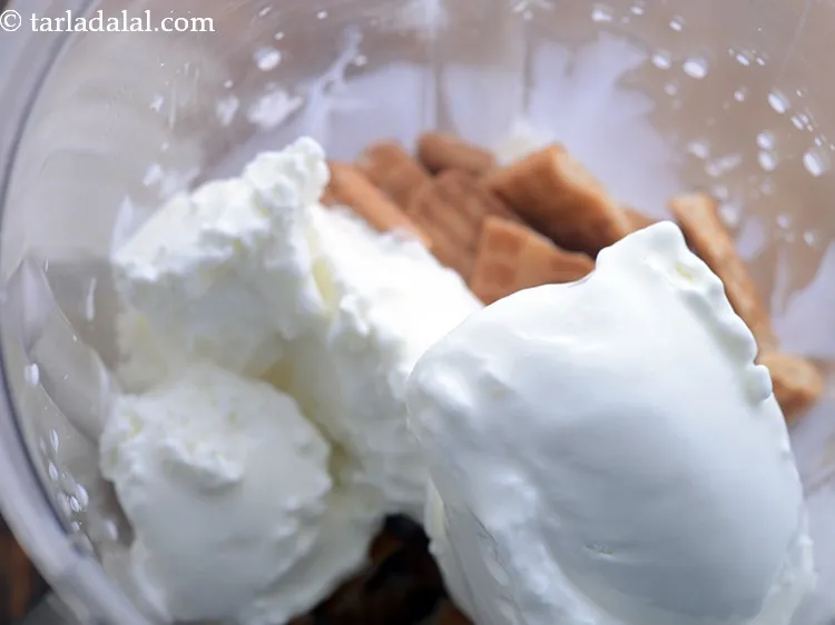 Step 4 – Add 1 cup chilled milk.&nbsp;