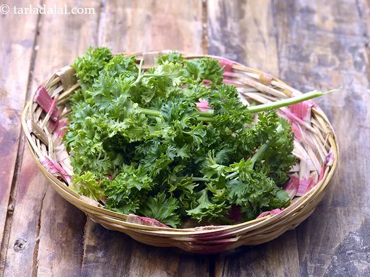 Step 18 – Other herbs like parsley, thyme, basil etc can also be used to make this stock.
