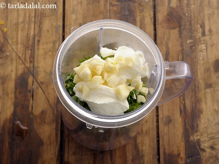 Step 12 – Add chopped garlic to it