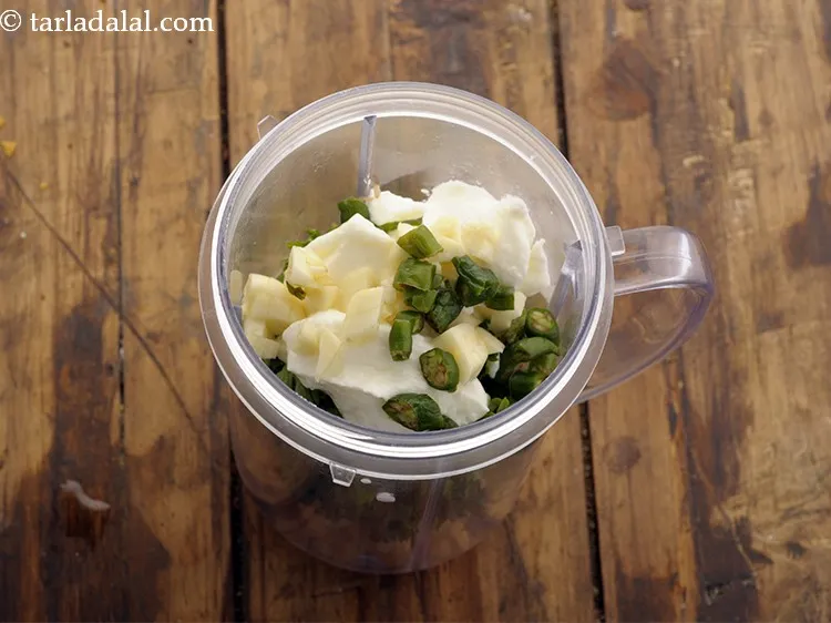 Step 14 – &nbsp;Add finely chopped green chillies. This can be avoided or the quantity can be reduced …