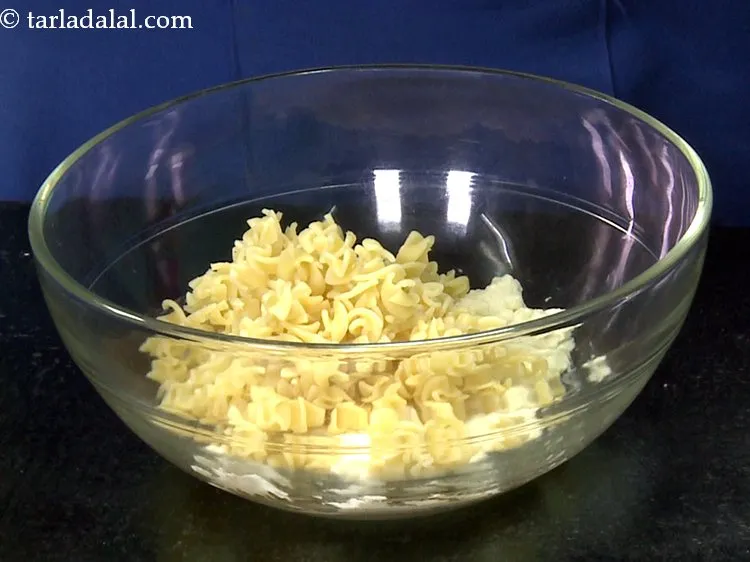 Step 10 – Add the pasta. We have used fusilli, but you can use any pasta of your …