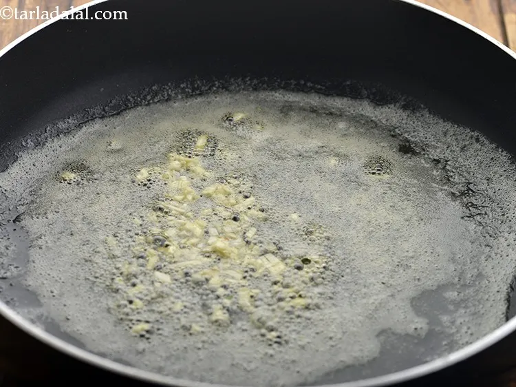 Step 21 – Add garlic and saut&eacute; on a medium flame for a few seconds or till it&rsquo;s …