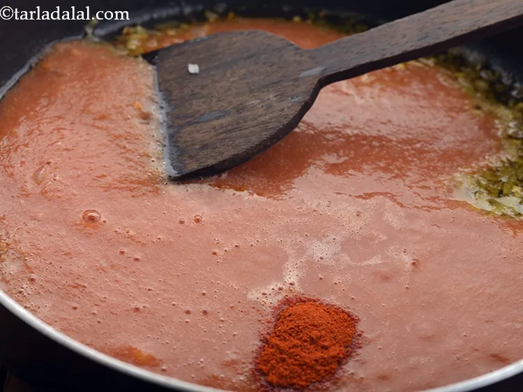 Step 24 – Add chilli powder.