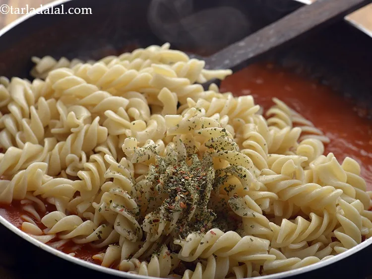 Step 29 – Add the herbs. If you do not have herbs, just make use of fresh basil …