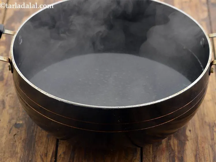 Step 11 – To make <strong>Pasta in Red sauce (</strong><strong>Red Sauce Pasta)</strong><strong>,</strong>&nbsp;in a deep non-stick pan, add enough …