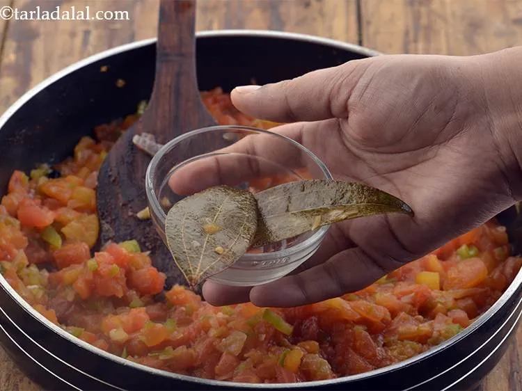 Step 33 – Remove the bayleaves and discard them. You can also remove the peppercorns if you wish …