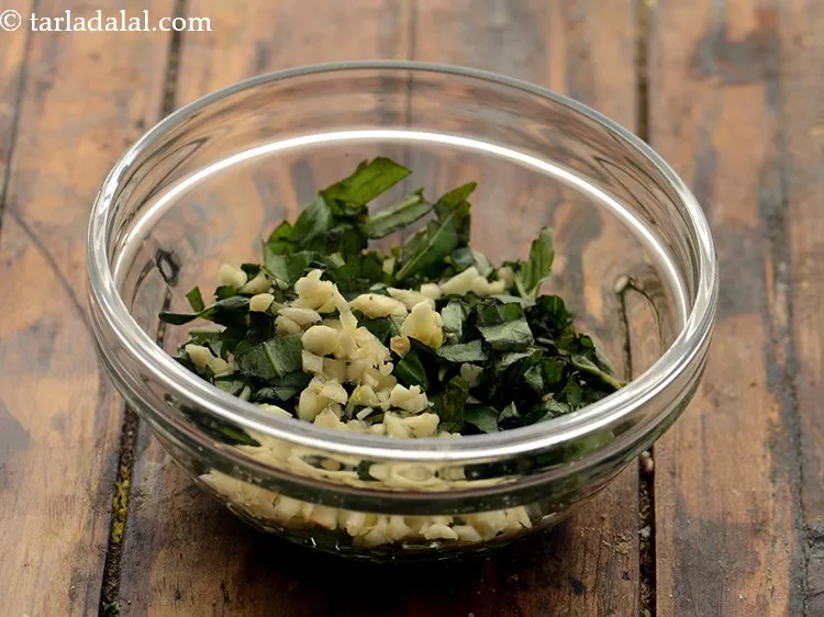 Step 4 – Add garlic. It would make our salad even flavorful.&nbsp;