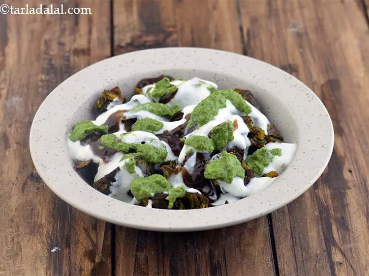 Step 8 – Also, drizzle 2 tsp of green chutney evenly over it. One of my favorite with …