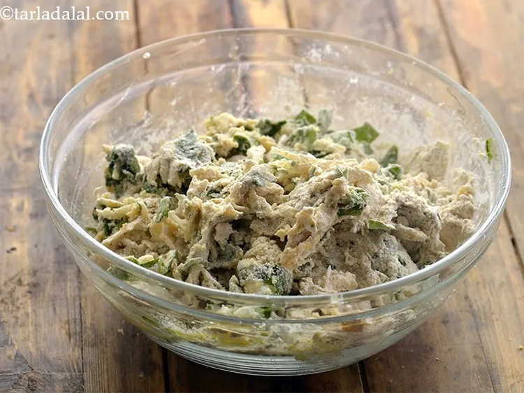 Step 10 – Combine all the ingredients with the help of your hands.