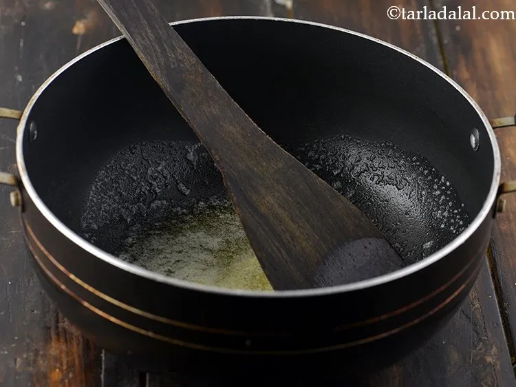 Step 3 – For the <strong>bhaji of pav bhaji toast</strong>, heat the butter in a deep non-stick pan. …