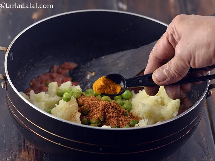 Step 15 – Add the turmeric powder. It is totally optional.