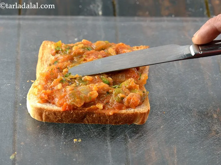 Step 24 – Spread it evenly with the help of a spoon or a butter knife.