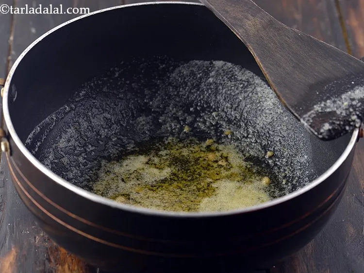 Step 5 – Saut&eacute; on a medium flame for 30 seconds. For a spicier flavour and brighter colour, …