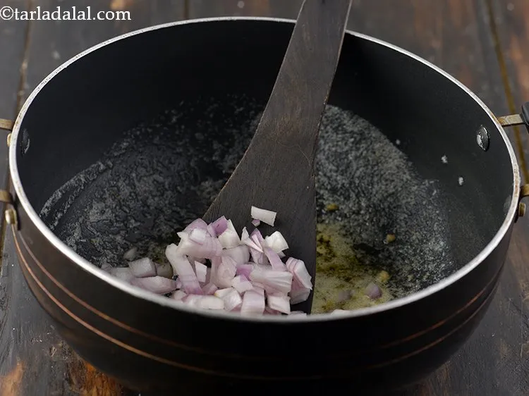 Step 6 – Add the onions.