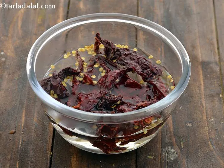 Step 4 – Pour 1/3rd cup of warm water.