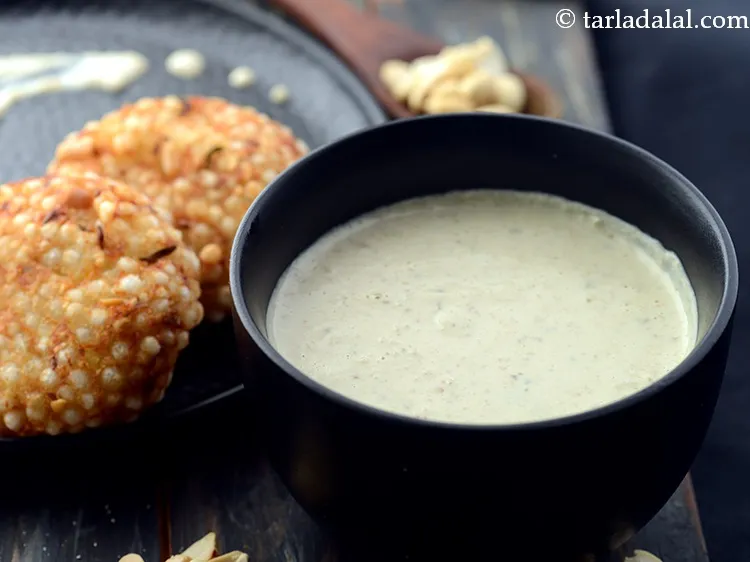 Step 9 – Our&nbsp;<strong>peanut curd chutney | faral chutney | farali &nbsp;chutney for sabudana vada | shingdana chutney …