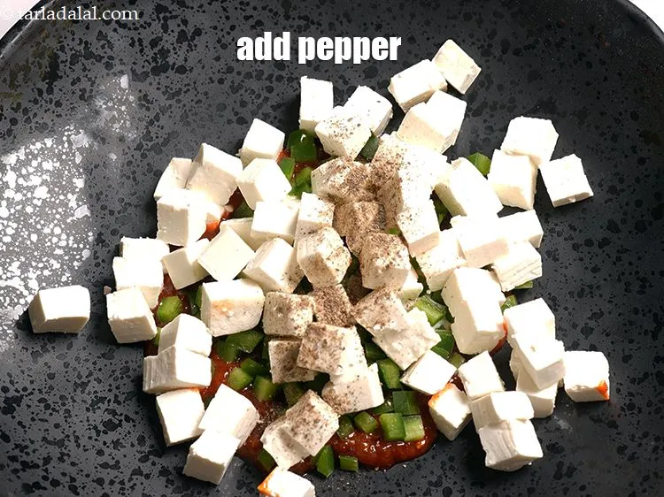 Step 7 – Add pepper to taste.