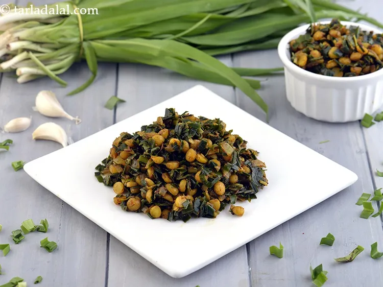 Step 38 – Serve <strong>phodshi ki sabzi recipe | Indian phodshi bhaji | Maharashtrian monsoon leafy vegetable | …