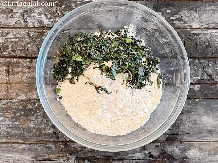 Step 6 – Add the roasted&nbsp;and crushesd mint leaves (pudina). Refer above on how to roast and crush …