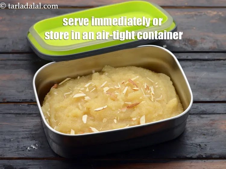 Step 17 – Sheeras can be served immediately after preparation, or stored in the freezer in an air-tight …