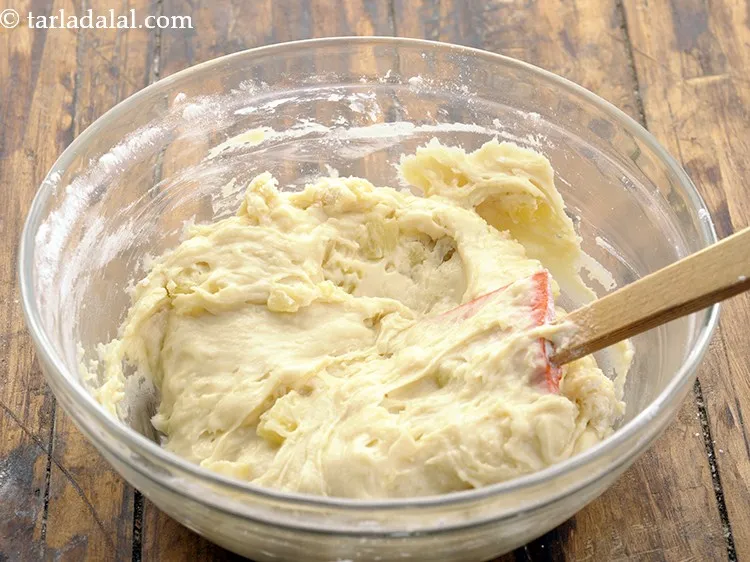 Step 14 – Mix gently with the help of a spatula