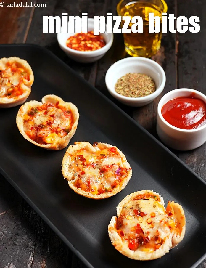 Step 19 – Serve <strong>pizza bites</strong> immediately.&nbsp;