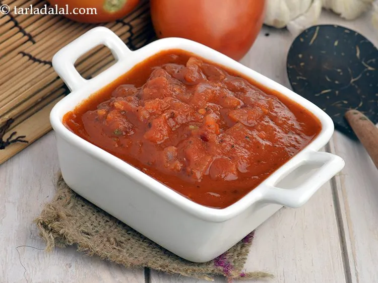 Step 17 – Add 2 tbsp&nbsp;<a href="https://www.tarladalal.com/glossary-pizza-sauce-1889i">pizza sauce</a>. See above how to make pizza sauce at home. To …