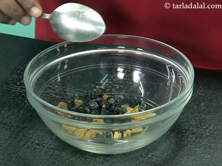 Step 7 – Add chopped black raisins too. Both these raisins give natural sweetness and a very good …