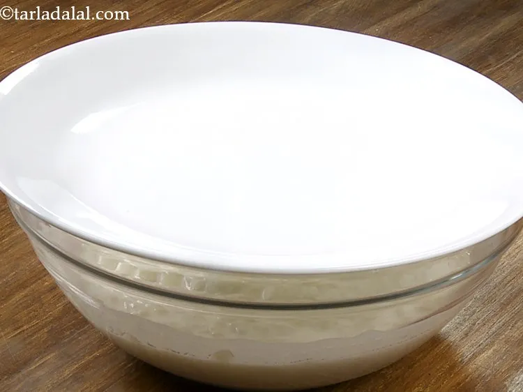 Step 11 – Cover with a lid and keep aside for 20 to 25 minutes.