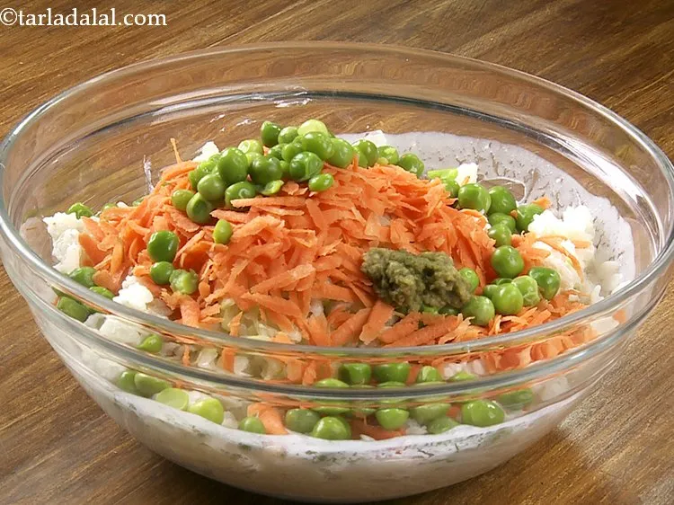 Step 16 – Add the ginger-green chilli paste for that added spice.