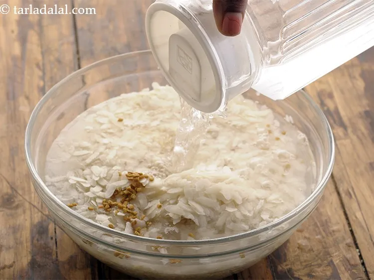 Step 12 – Pour enough water.