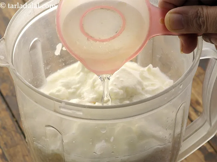 Step 17 – Also, add approx. 1 &frac34; cups of water.
