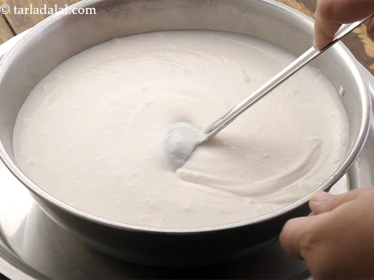 Step 24 – Mix well. At this moment, if you feel the batter is too thick then add …