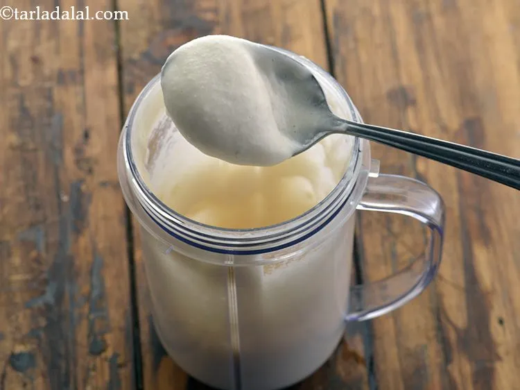 स्टेप 16 – मुलायम होने तक पीस लें।