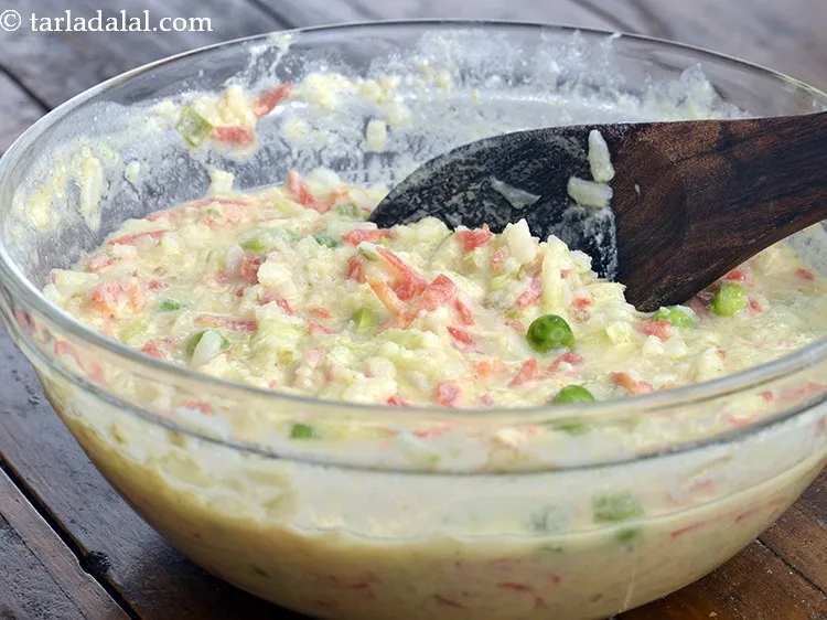 Step 3 – Do not prepare the batter too much in advance as it will release water and …