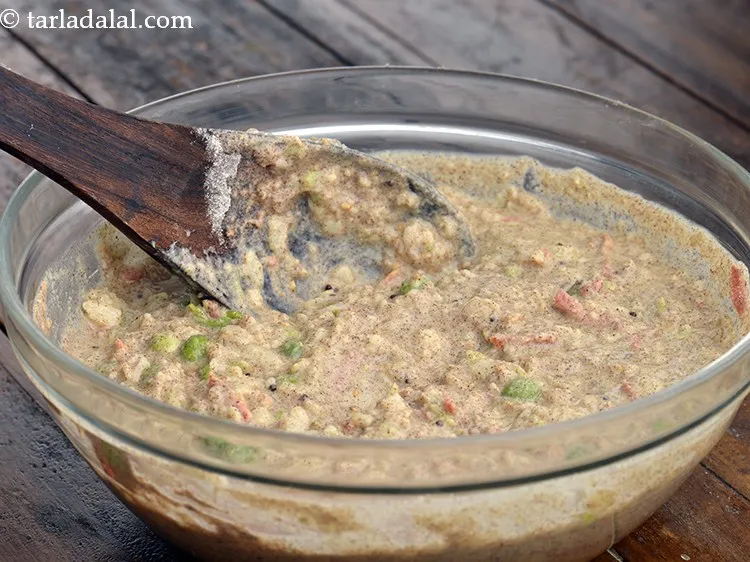 Step 41 – Mix well. There should be no lumps remaining. The batter is now ready.