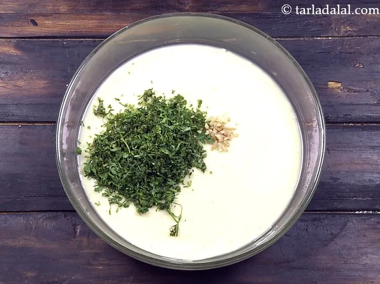 Step 20 – Add finely chopped coriander for added flavour.&nbsp;