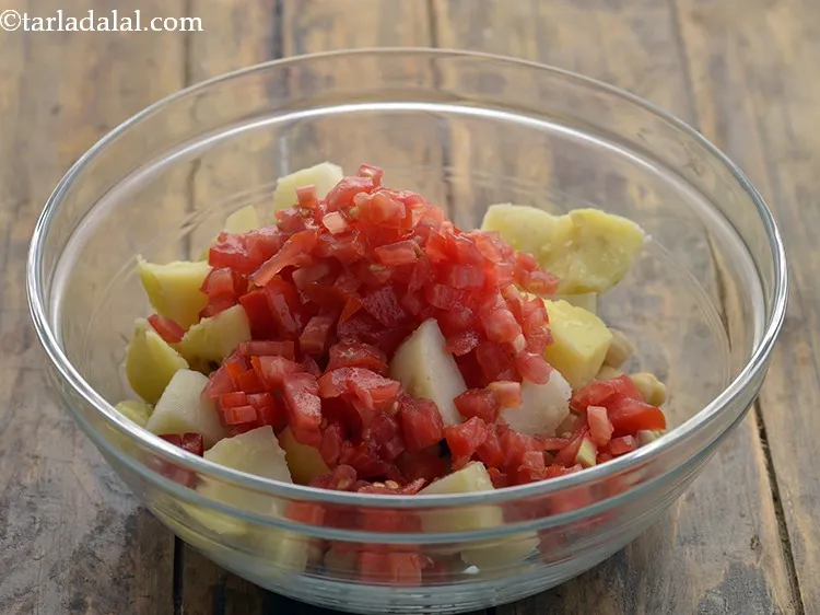 Step 11 – Add the tomatoes. This also gives a nice tanginess.