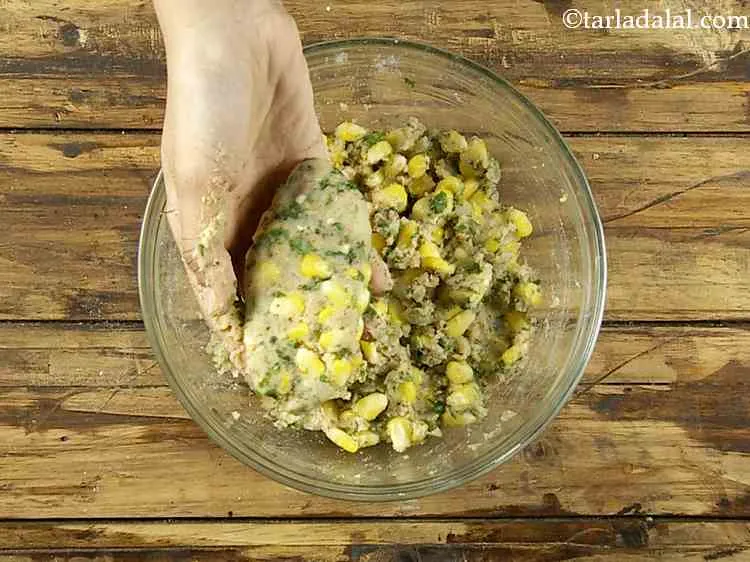 Step 18 – Divide the mixture into 6 equal potions and shape each portion into an oblong shape …