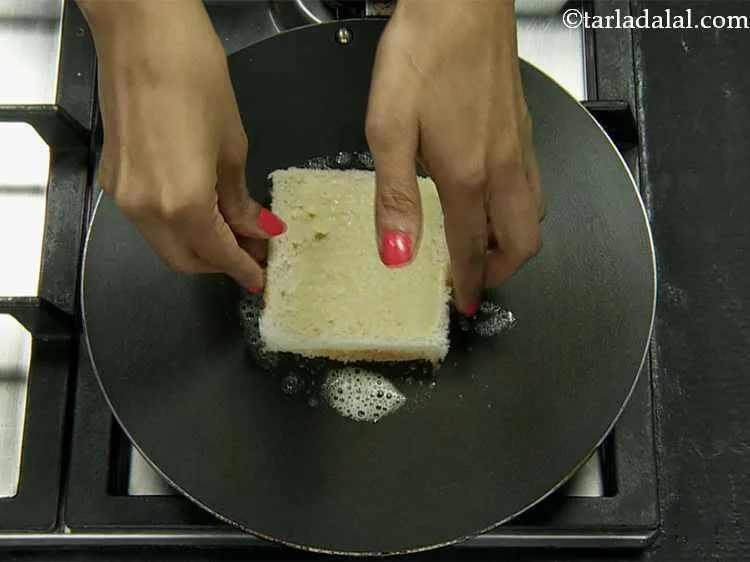 Step 18 – Place the sandwich on it with the buttered side facing upwards and cook on a …