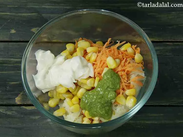 Step 5 – Add the mayonnaise.