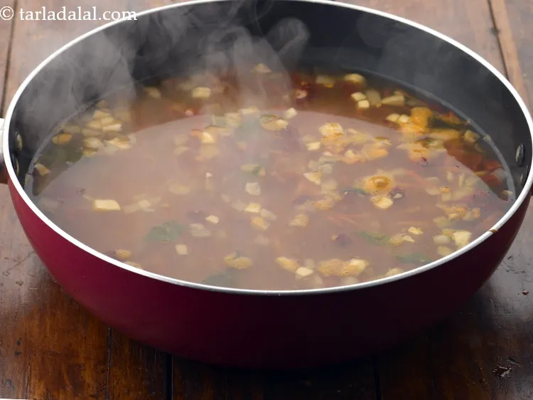 Step 17 – Mix well and cook on medium flame for 5 minutes.