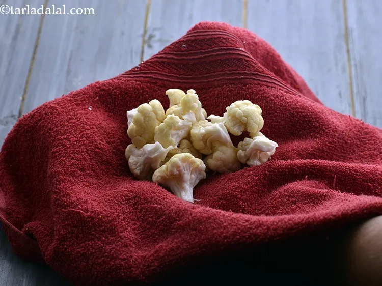 Step 26 – Wipe them with a clean kitchen towel and pat dry them.&nbsp;