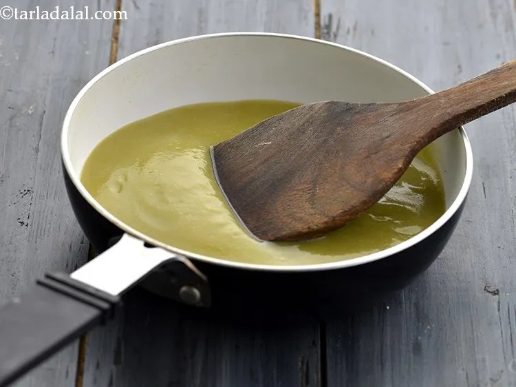 Step 38 – Mix well and cook on a medium flame for 1 minute. Stir it once in …