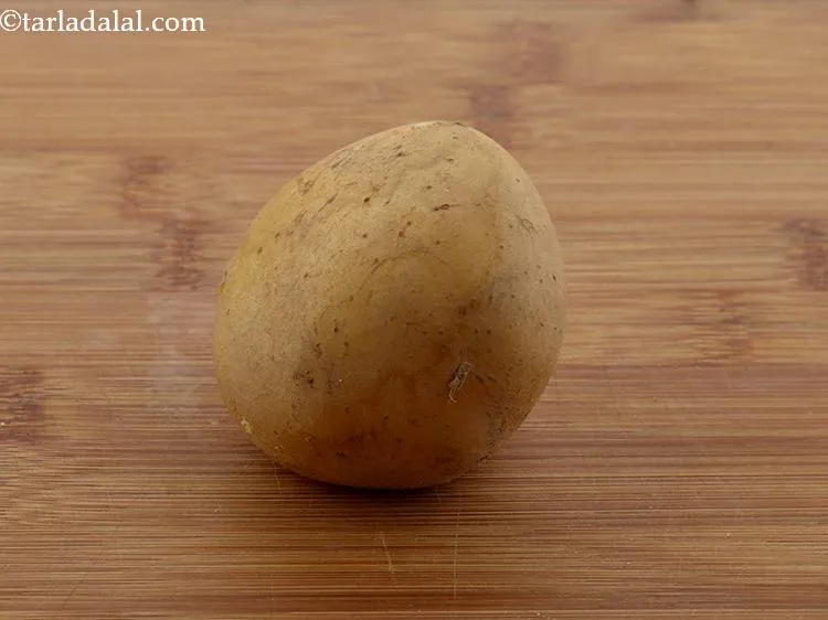 Step 2 – For preparing the <strong>Potato Bhaji (Aloo Bhaji)</strong>, we require around 1.5 cups of boiled and …