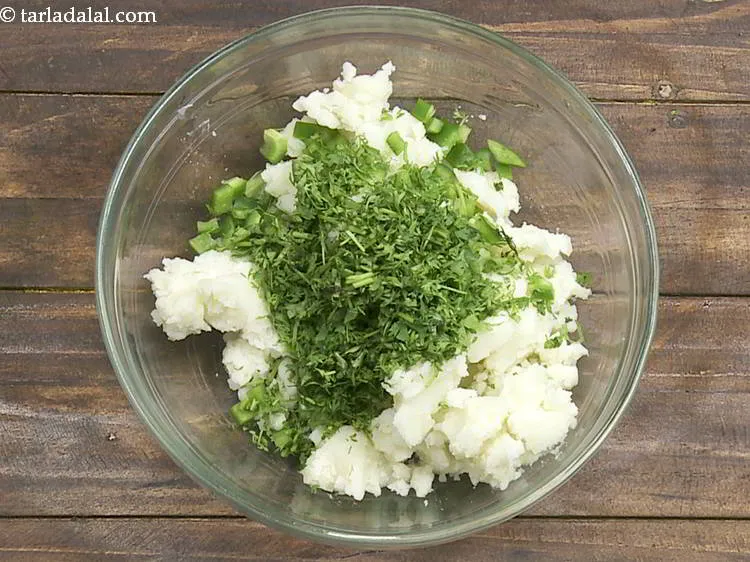 Step 6 – Add coriander.