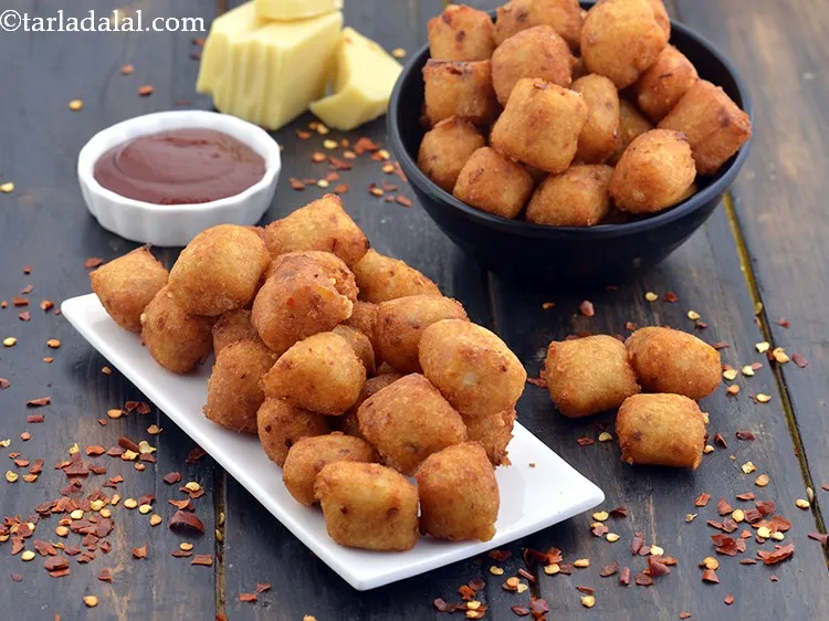 स्टेप 15 – टमाटर केचप के साथ <strong>आलू नगेट्स</strong> को | <strong>पोटेटो नगेट्स …