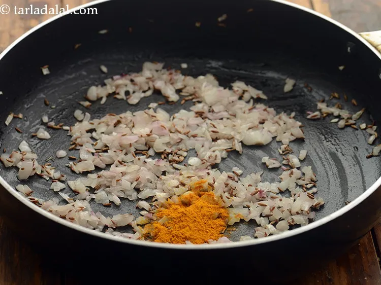 Step 7 – Add turmeric powder. Make sure you do not add excessive, as it may make our …